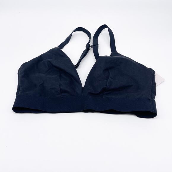 Auden Women's Black Stretch Unlined V Neck  Bralette Size XS - Picture 1 of 5